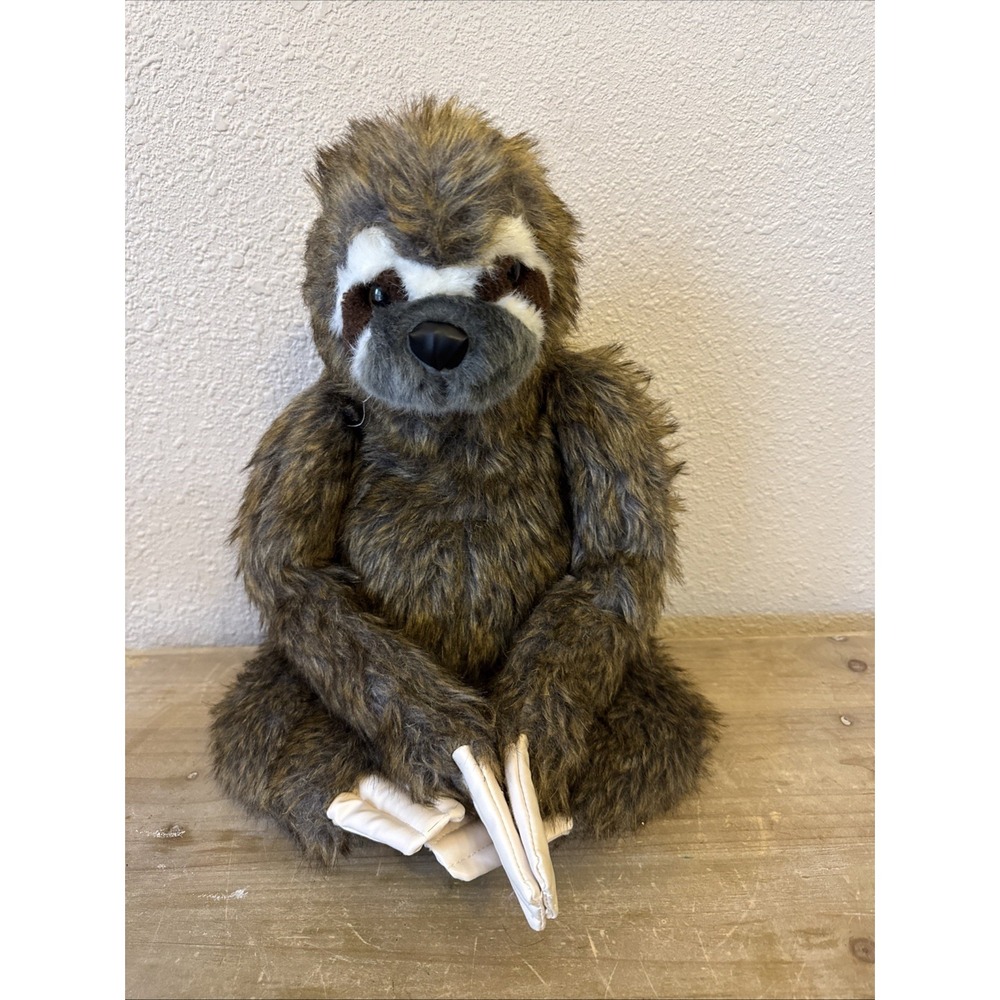 Melissa And Doug  15" Plush Sloth Stuffed Toy with attachable hands